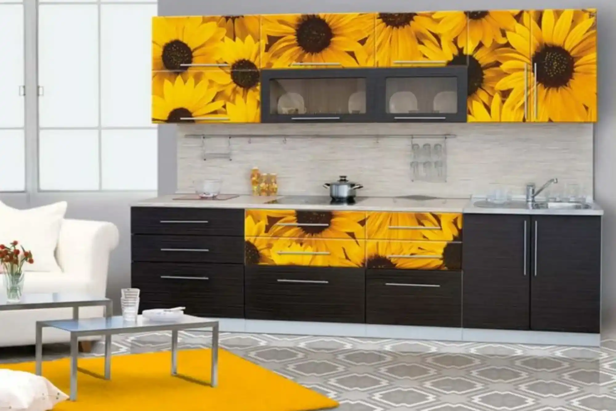 Sunflower and Butterfly Kitchen Décor